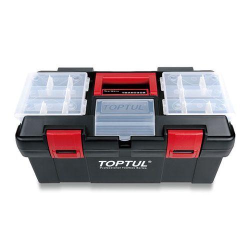Ящик для інструментів пластиковий 3 секції 445x240x205 мм Toptul 1601365