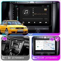 Штатна магнітола Lesko для Audi A4 I (B5) Рестайлінг 1999-2001 екран 9" 1/16Gb Wi-Fi GPS Base 14 шт., фото 3