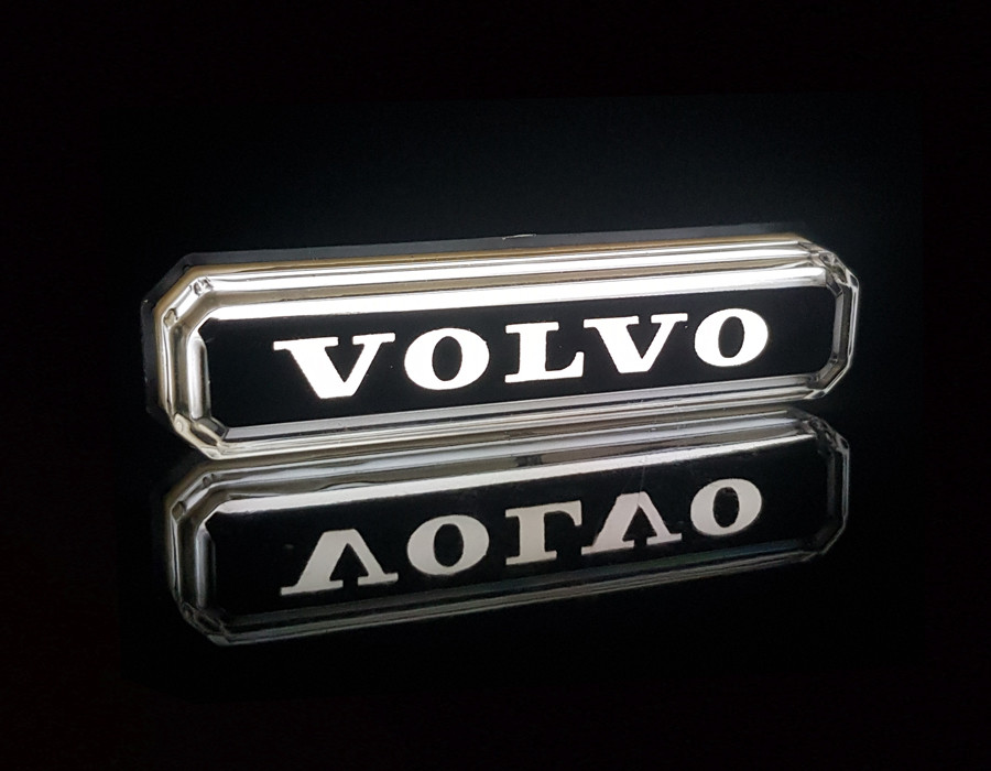 Ліхтар білий VOLVO неоновий, фото 1