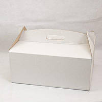 Коробка картонна для тортів із ручкою 310х410х180