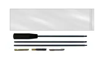 Набір-шомпол для чищення нарізної зброї каал. 7.62 мм, 61.5 см сталевий воронений 3-секційний (ПЕ чохол)