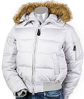 Пуховик куртка жіноча Alpha Industries Randi Parka Jacket світло-сірий