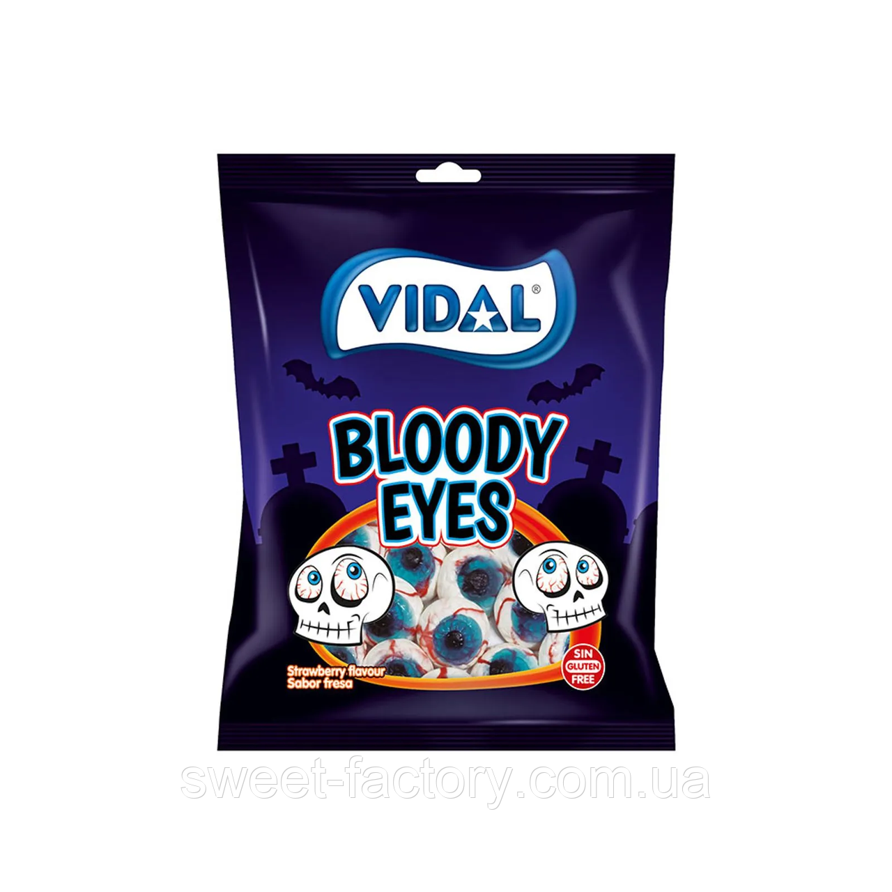 Жувальні Цукерки Vidal Bloody Eyes 90g