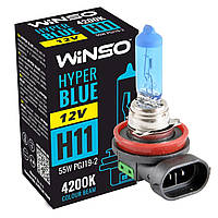 Галогенова лампа Winso H11 12V 55W PGJ19-2 HYPER BLUE 4200K (712820)
