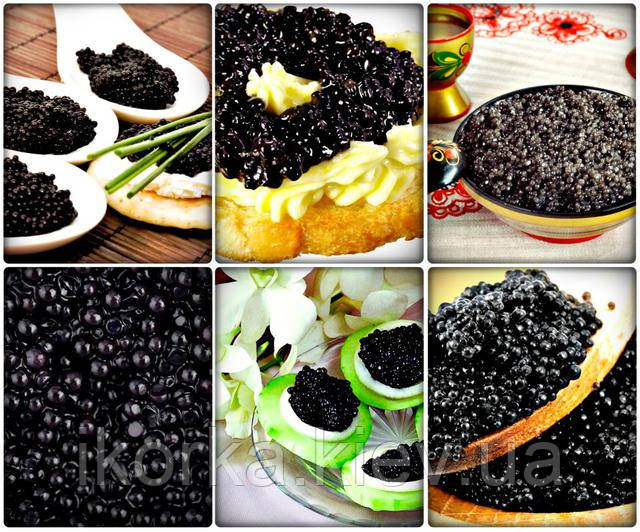 Ікра осетрова натуральна купити в Києві Купити осетрову чорну ікру по кращій ціні