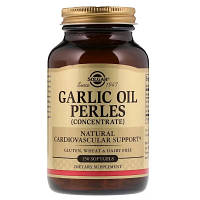 Травы Solgar Чесночное масло, Garlic Oil Perles Concentrate, 250 гелевых (SOL-01221)