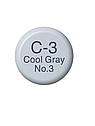 Чорнило для заправляння маркерів Copic, Copic Ink С-3 Холодний сірий (Cool gray), 12 мл, фото 2