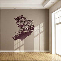 Трафарет для покраски, Леопард-6, одноразовый из самоклеящейся пленки 115 х 95 см
