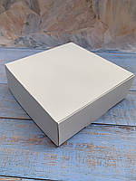 Коробка кондитерська 15,5х15х5см, біла, за 1шт