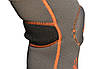 Наколінник MadMax MFA-297 Knee Support with Patella Stabilizer Dark Grey/Orange XL, фото 3
