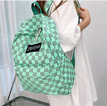 Шкільний рюкзак у клітинку, фото 2