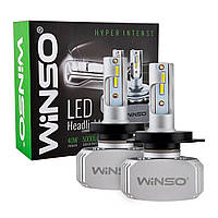 Автолампа Winso LED H4 12/24V 40Вт 5000Лм 6000K P43t CSP Chip 2шт (792400)