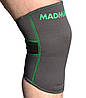 Наколінник MadMax MFA-294 Zahoprene Knee Support Dark Grey/Green (1шт.) L, фото 4