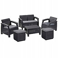 Комплект садових меблів Allibert by Keter Corfu 223204