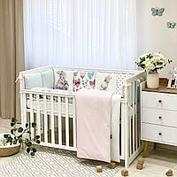 Комплект постільної білизни для новонародженого Арт Дизайн "Зайчики"