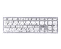 Клавиатура беспроводная ножничная A4Tech Fstyler FBX50C (White) - MiniLavka