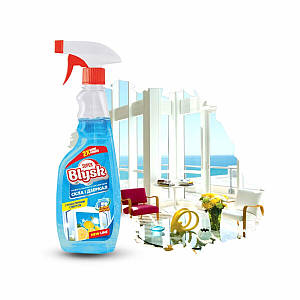Очисник для скла і дзеркал Super Blysk Лимон, 500мл (SB50793)