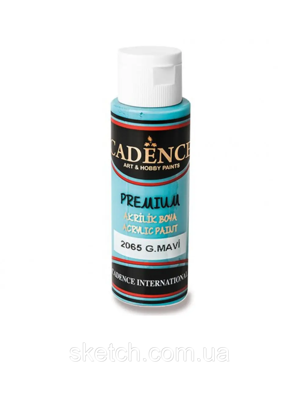 Акрилова фарба Cadence Premium Acrylic Paint, №2065 Блакитний блакитний, 70мл
