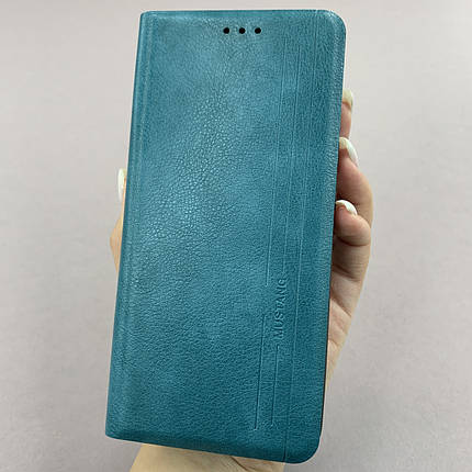 Чохол-книга Xiaomi Redmi 9C шкіряна книжка на телефон сяомі редмі 9с бірюзова prm, фото 1