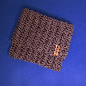 Хомут (шарф манішка) - для чоловіків, жінок та підлітків коричневий