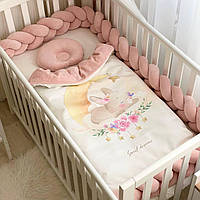 Комплект постільної білизни для новонародженого Колекція No8 Sweet Dream Зайчик