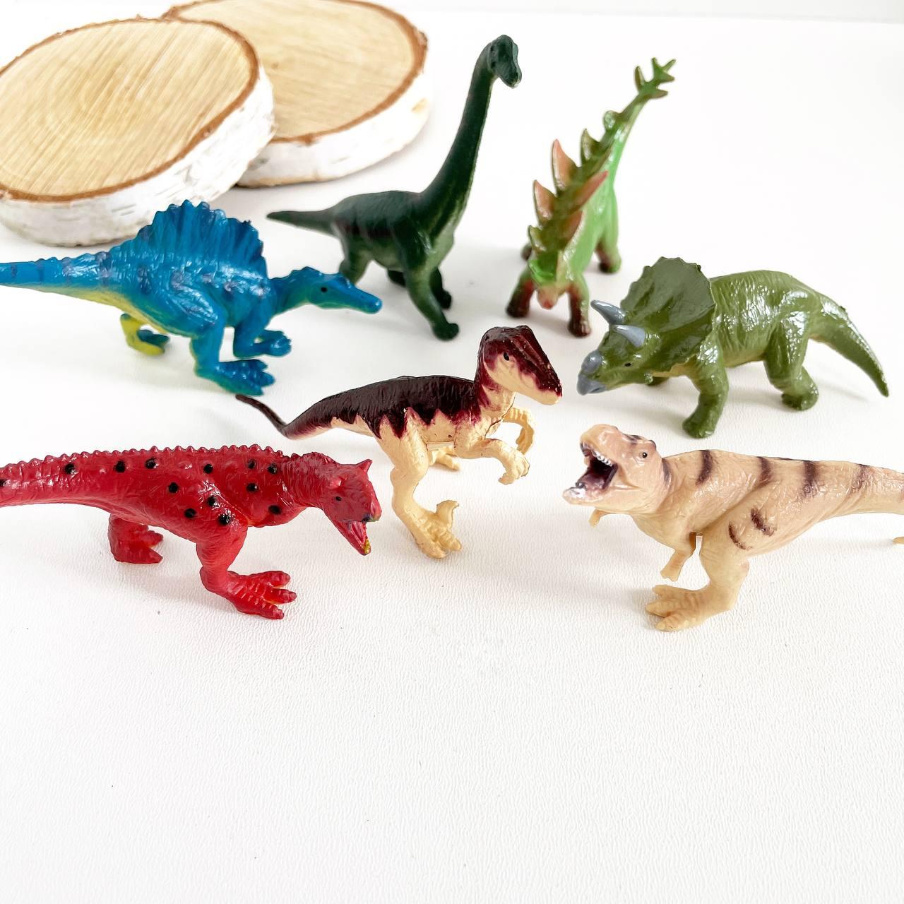 Набір тварин (фігурки тварин) E095-1 динозаври, 8 шт. у наборі