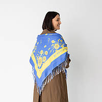 Хустка патріотична тепла (шерсть) 102х102 см.