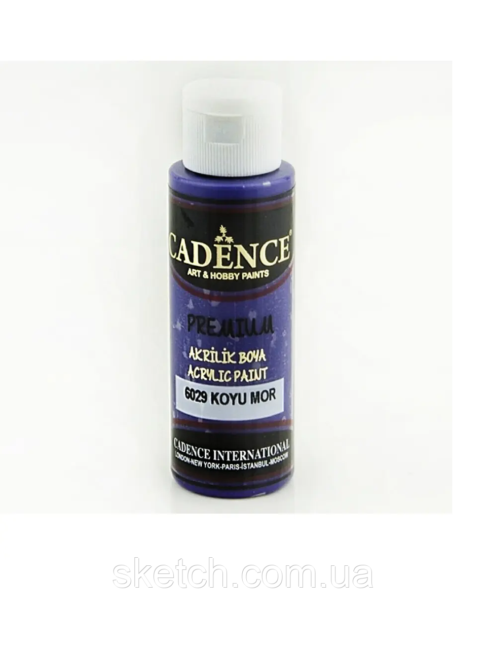Акрилова фарба Cadence Premium Acrylic Paint, №6029 Темно-фіолетовий, 70мл