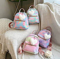 Ніжкий модний рюкзак міського типу з брелком Серце, фото 2