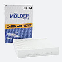 Фильтр салона Molder Filter LK 34 (WP9130, LA144, CU2335) (LK34)