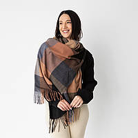 Шарф теплий Клітинка (кашемір) 180х70 см.