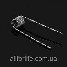 Набір 3 в 1 койли вата кейс від Geekvape Kanthal A1 Clapton Coil 28ga x 2 / Twisted + 32ga Original Version, фото 2