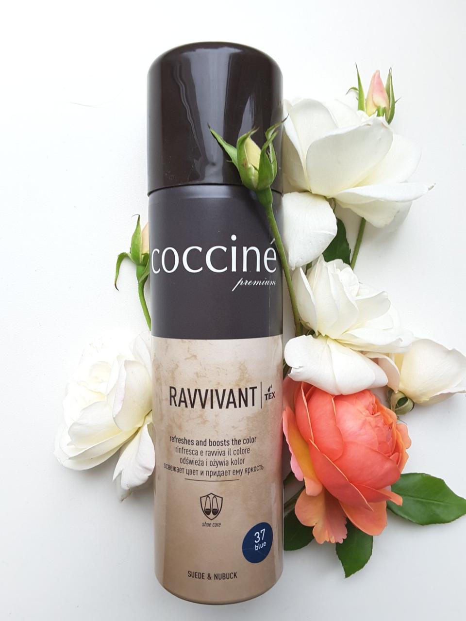 Coccine ravvivant Фарба-аерозоль для замші, нубуку, велюру. Синій