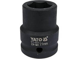 Головка торцева ударна 6-гранна 3/4" YATO 21х50 мм