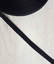 Кіперна стрічка 10 мм хакі чорна бавовняна, ширина 1 см, 1 моток = 50 ярдів