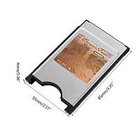 Адаптер Compact Flash CF to PCMCIA Type I Card to Laptop PCMCIA Reader