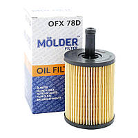 Фильтр масляный Molder Filter OFX 78D (WL7296, OX188DEco, HU7197X) (OFX78D)