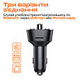 Bluetooth FM-трансмітер Vortex VO2101 USB QC3.0/USB OTG/microSD Black (VO2101), фото 3