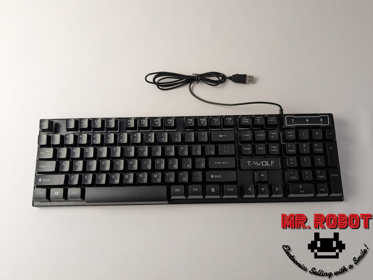 Эргономичная бесшумная, игровая/офисная клавиатура как механическая с ...