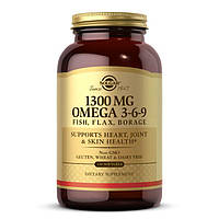 Жирные кислоты Solgar Omega 3-6-9 1300 mg, 120 капсул