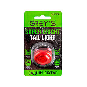 Ліхтарик на велосипед задній Grey's 0,5W LED 3 режими роботи 2XCR2032 (GR10150)