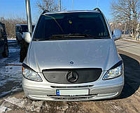 Зимняя накладка на решетку (2003-2010) Матовая для Mercedes Vito W639