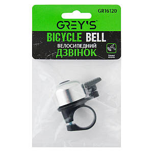Велосипедний дзвоник Grey's механічний з бійковим механізмом GR16120 (GR16120)