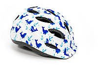 Шлем велосипедный FSK KY501 бело-голубой