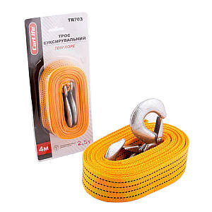 Буксирувальний трос Carlife 2,5т, 4м TR703 (TR703)