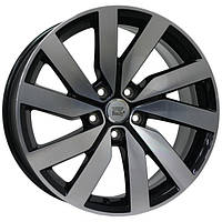 Литые диски WSP Italy Volkswagen (W468) Cheope R18 W8 PCD5x112 ET44 DIA57.1 (gloss black polished)