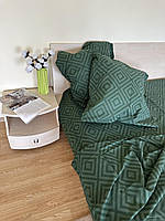 Двоспальна білизна бязь Смарагд