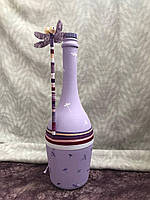 Декоративна пляшка ручної роботи "DRAGONFLY"