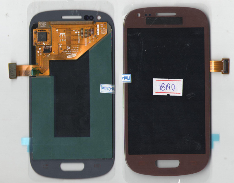Дисплейний модуль (екран) для Samsung I8190 червоний (Red) Ориг. розмір Super AMOLED