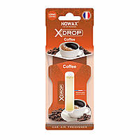 Автомобильный Ароматизатор целлюлозный с капсулой Nowax серия X Drop - Coffee (NX00054) | Аромат: Кава
